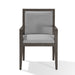 Modus Furniture Modesto Wood Frame Upholstered Arm Chair in Koala Linen and French Roast 655450331275 FPBL64 Image 4