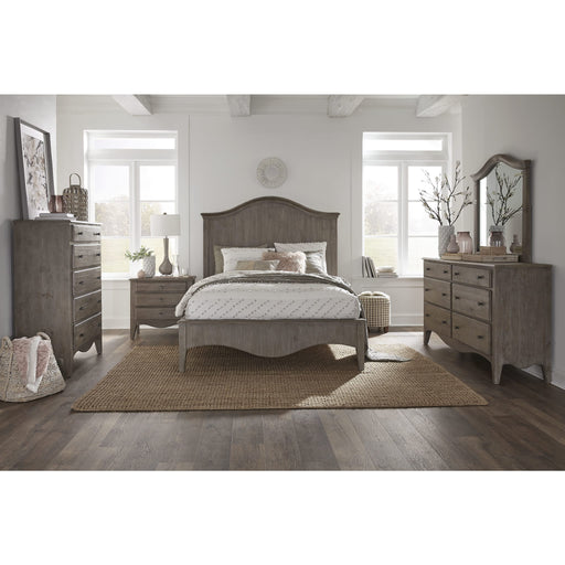 Modus Furniture Ella Solid Wood Crown Bed in Camel  2G38B  Image 1