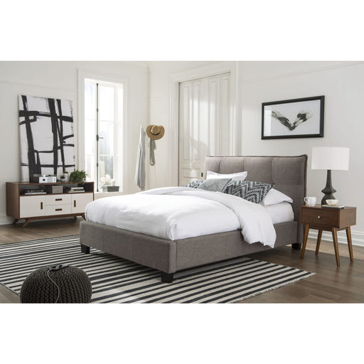 Modus Furniture Adona Upholstered Platform Bed in Dolphin Linen  3ZH3L 48 Main Image