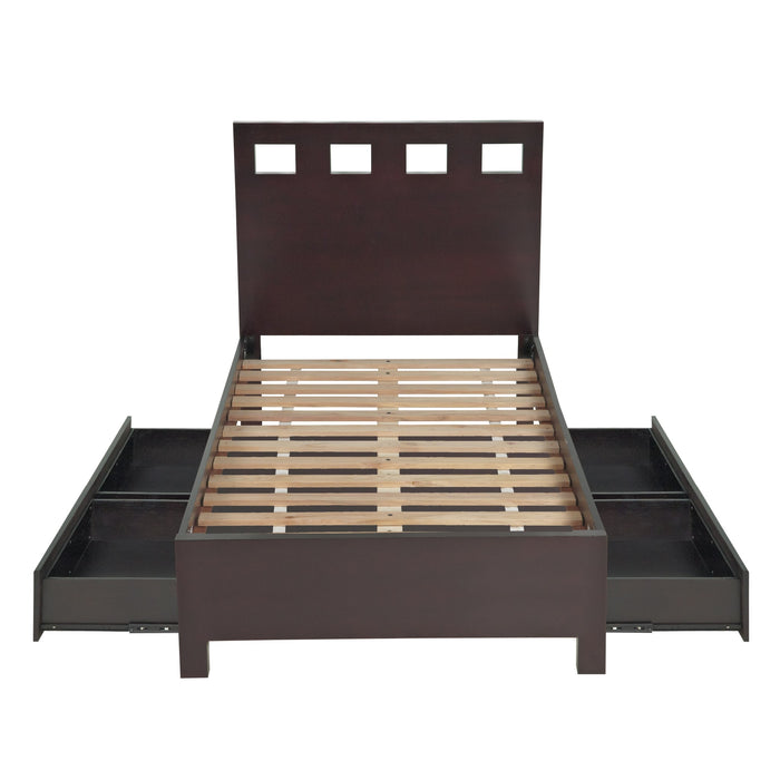 Modus Furniture Riva Wood Storage Bed in Espresso  RV23D  Image 9