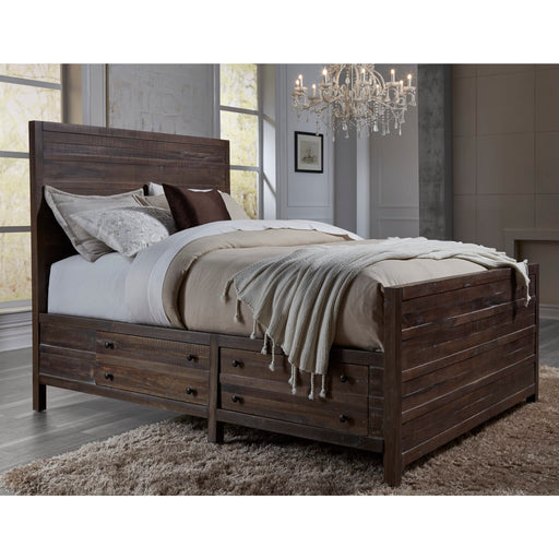 Modus Furniture Townsend Solid Wood Storage Bed in Java  8T06D  Main Image