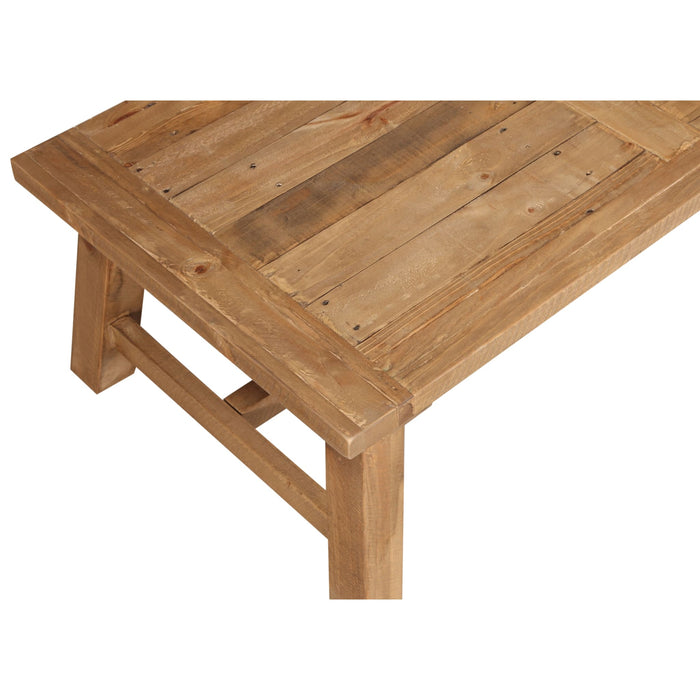 Modus Furniture Harby Reclaimed Wood Rectangular Coffee Table in Rustic Tawny 655450170690 8W6821 Image 4