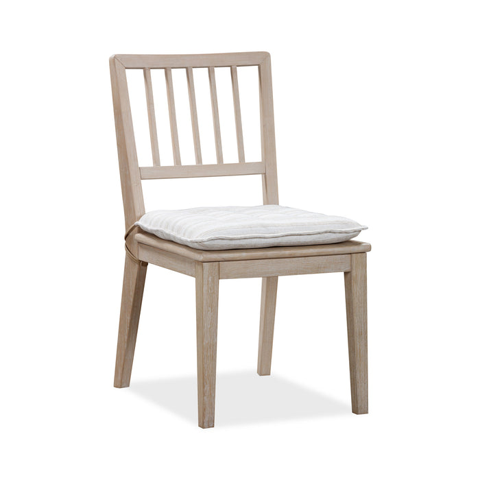 Modus Furniture Camden Wood Dining Chair with Detachable Cushion in Chai and Oat 655450437069 QATK63 Image 2