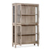 Modus Furniture Camden Four Door Shiplap Curio in Chai 655450445491 QATK80 Image 2