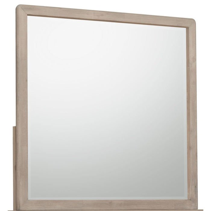 Modus Furniture Gardenia Beveled Glass Wall or Dresser Mirror in Chai 655450465697 SDTK83 Image 3