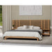 Modus Furniture Tanner Solid Ash Wall Bed with Integrated Nightstands in Flaxen  QPUDJ  Main Image