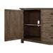 Modus Furniture Autumn Solid Wood Three Drawer Two Door Sideboard in Flint Oak 655450240980 8FJ873 Image 3