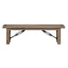 Modus Furniture Autumn Solid Wood Dining Bench in Flink Oak 655450272882 8FJ865 Image 1