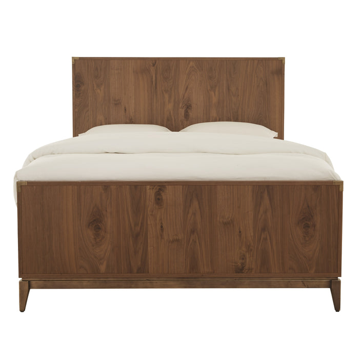 Modus Furniture Adler Wood Panel Bed in Natural Walnut  8N16F  Image 5