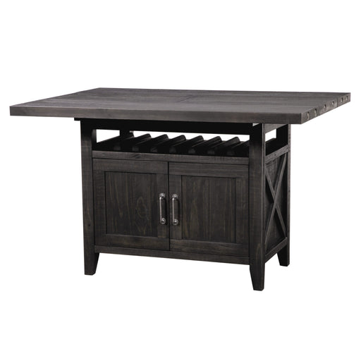 Modus Furniture Yosemite Counter Height Rectangular Extension Table in Cafe 655450191244 7YC962C Main Image