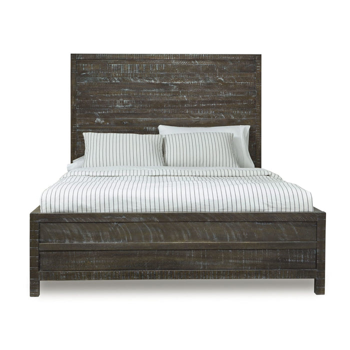 Modus Furniture Townsend Solid Wood Low-Profile Bed in Gunmetal  8TR9B  Image 4