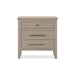 Modus Furniture Camden Three Drawer Oak Wood Nightstand in Chai 655450436628 QATK81B Image 1