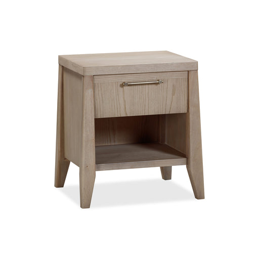 Modus Furniture Sumire One Drawer One Shelf Ash Wood Nightstand in Ginger 655450442353 QETW81 Image 1