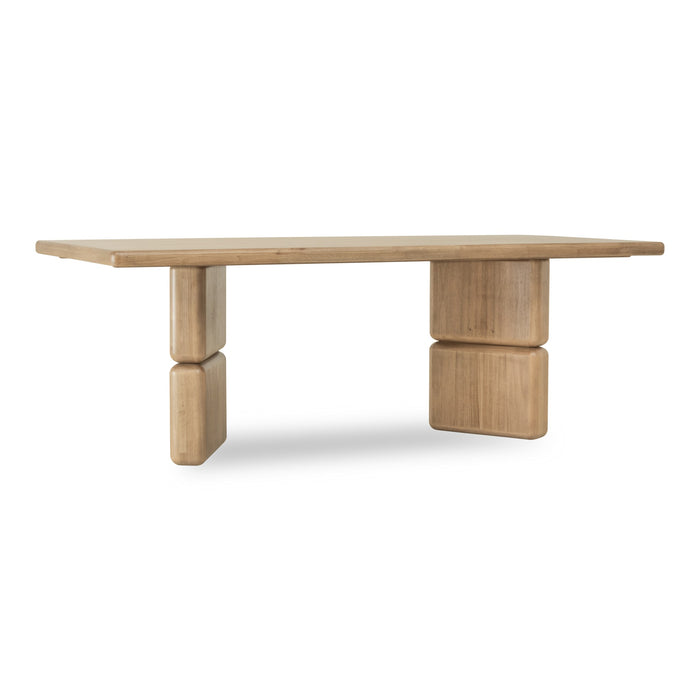 Modus Furniture Nia Rectangular Acacia Wood Dining Table in Lioness 655450480119 UHXW60 Image 1