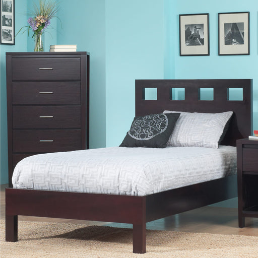 Modus Furniture Riva Wood Platform Bed in Espresso  RV23F  Image 1