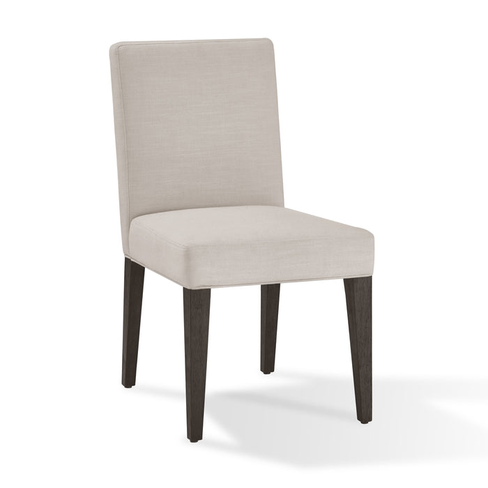 Modus Furniture Modesto Upholstered Side Chair in Abalone Linen and French Roast 655450331268 FPBL63B Image 3