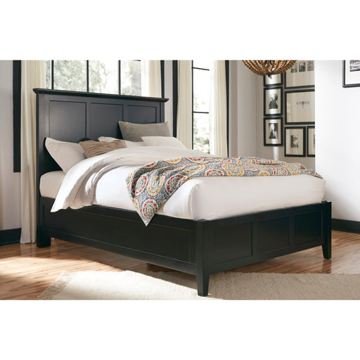 Modus Furniture Paragon Wood Panel Bed in Black  4N02L  Main Image