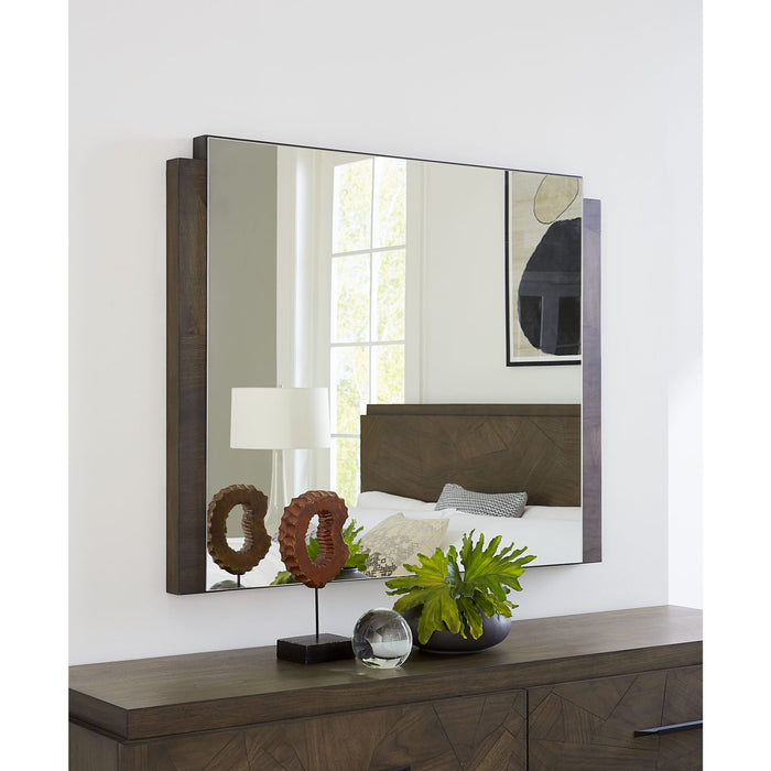 Modus Furniture Broderick Dresser Mirror in Wild Oats Brown 655450326042 EQY683 Main Image