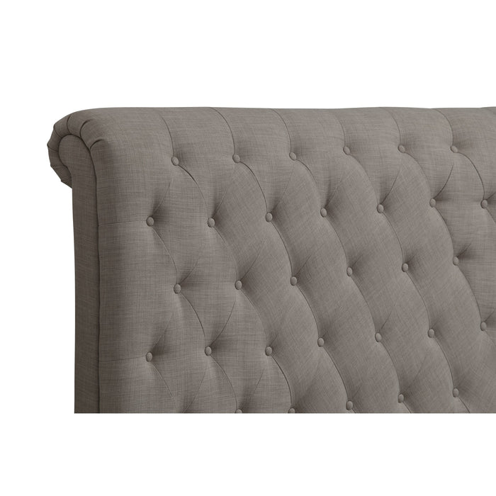 Modus Furniture Royal Tufted Upholstered Headboard in Dolphin Linen  3ZH3L BH11 Image 3