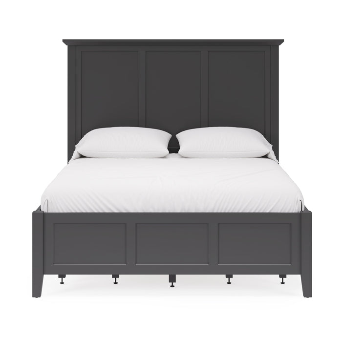 Modus Furniture Grace Four Drawer Platform Storage Bed in Raven Black  PNRBD  Image 2