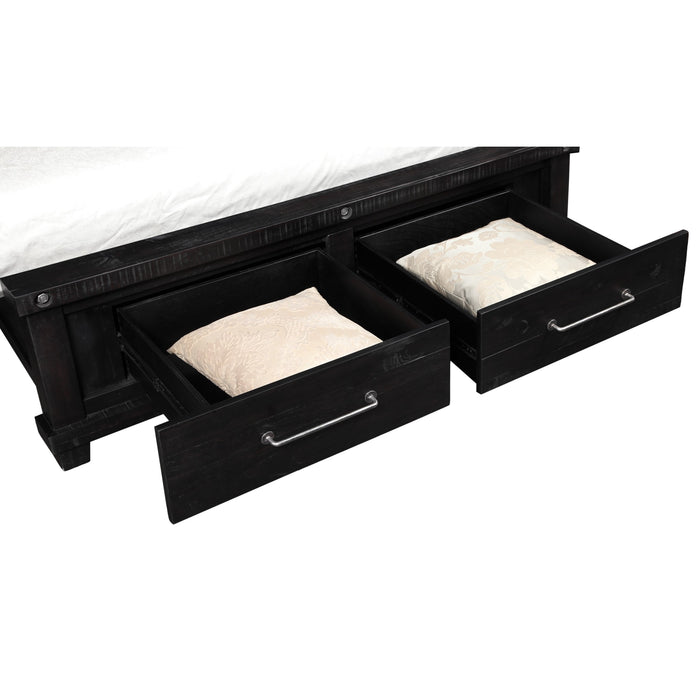 Modus Furniture Yosemite Solid Wood Footboard Storage Bed in Cafe  7YC9D  Image 4