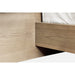 Modus Furniture One Coastal Modern Live Edge Wall Bed with Floating Nightstands in Bisque  JVLHJ  Image 5