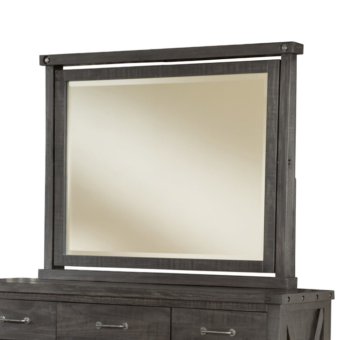 Modus Furniture Yosemite Solid Wood Mirror in Cafe 655450105845 7YC983 Image 7