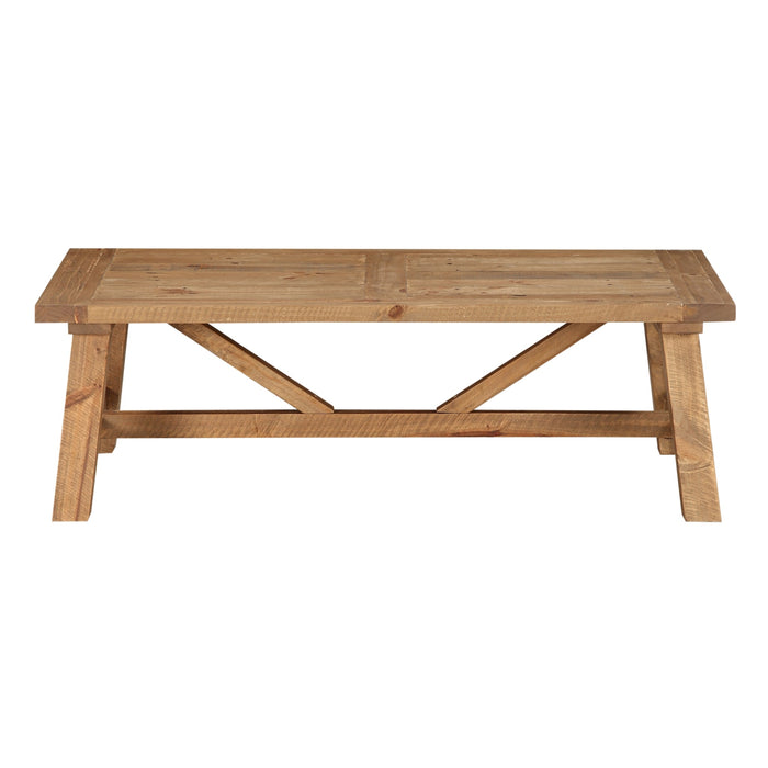 Modus Furniture Harby Reclaimed Wood Rectangular Coffee Table in Rustic Tawny 655450170690 8W6821 Image 3