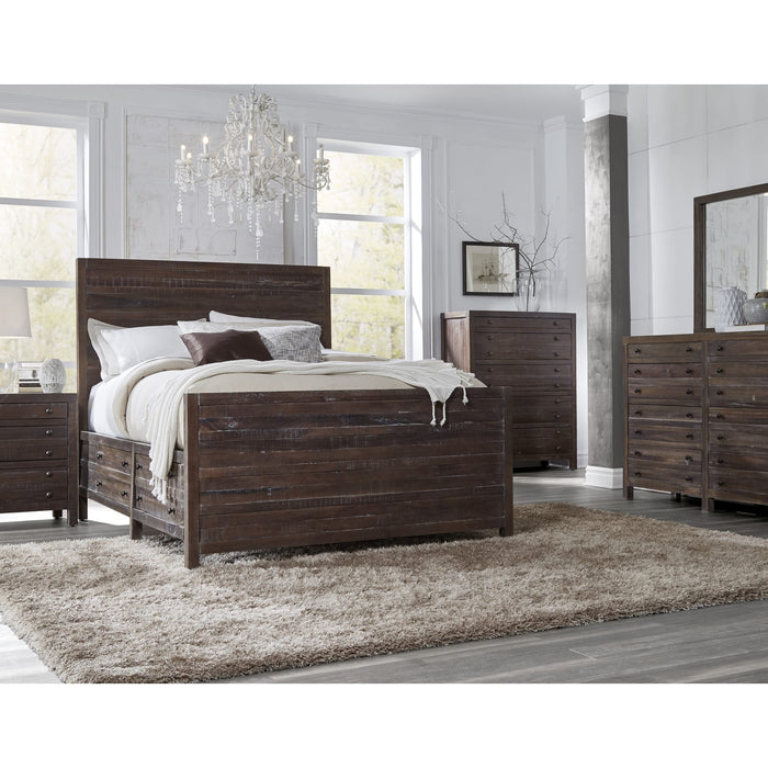 Modus Furniture Townsend Five Drawer Solid Wood Chest in Java 655450159909 8T0684 Image 1