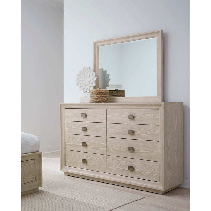 Modus Furniture Maxime Dresser Mirror in Ash 655450395406 MSNF83 Image 1