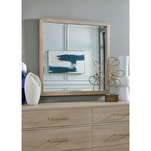 Modus Furniture Gardenia Beveled Glass Wall or Dresser Mirror in Chai 655450465697 SDTK83 Main Image