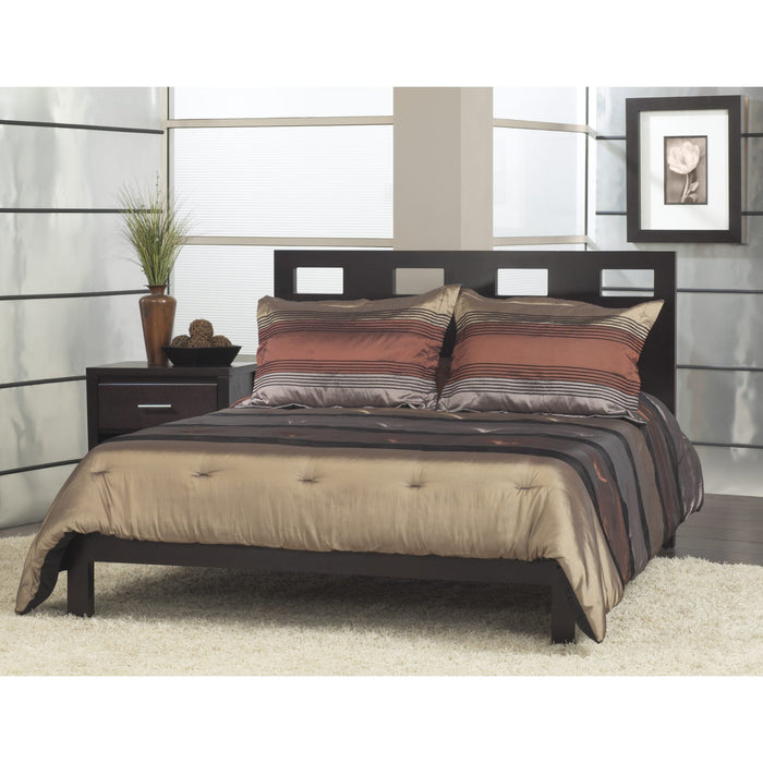 Modus Furniture Riva Wood Platform Bed in Espresso  RV23F  Image 2