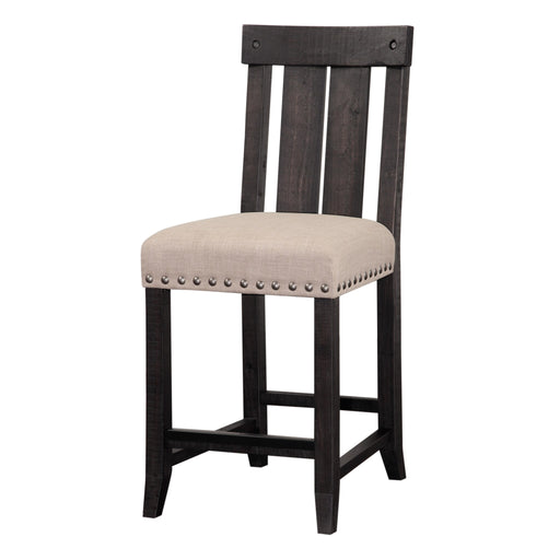 Modus Furniture Yosemite Solid Wood Kitchen Counter Stool in Cafe 655450138386 7YC970W Image 1