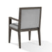 Modus Furniture Modesto Wood Frame Upholstered Arm Chair in Koala Linen and French Roast 655450331275 FPBL64 Image 6