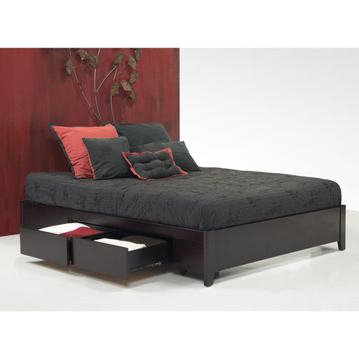 Modus Furniture Simple Wood Storage Bed in Espresso  SP23D  Main Image