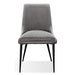 Modus Furniture Winston Upholstered Metal Leg Dining Chair in Goose and Black 655450399817 FMNY63 Image 3