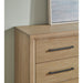 Modus Furniture Franklin Three Drawer Two Door White Oak Sideboard in Au Natural 655450393891 MXNK78 Image 1