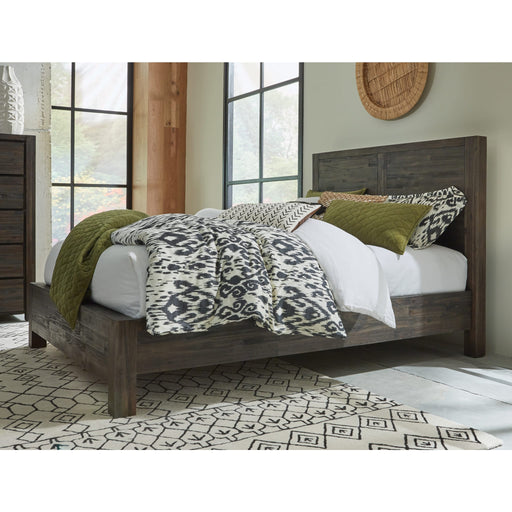 Modus Furniture Savanna Solid Wood Platform Bed in Coffee Bean  8LF2P  Main Image