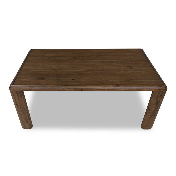 Modus Furniture Xolani Rectangular Acacia Wood Leg Table in Impala 655450481697 TTXU61 Image 4