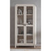 Modus Furniture Drake Glass Door Wooden Bookcase in Sugar 655450455490 NKNF19 Image 3