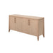 Modus Furniture Sumire Four Door Ash Wood Sideboard in Ginger 655450451898 QETW78 Main Image