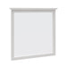 Modus Furniture Grace Wall or Dresser Mirror in Snowfall White 655450408465 PNRA83 Image 1