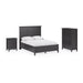 Modus Furniture Grace Three Panel Bed in Raven Black  PNRBL  Image 13