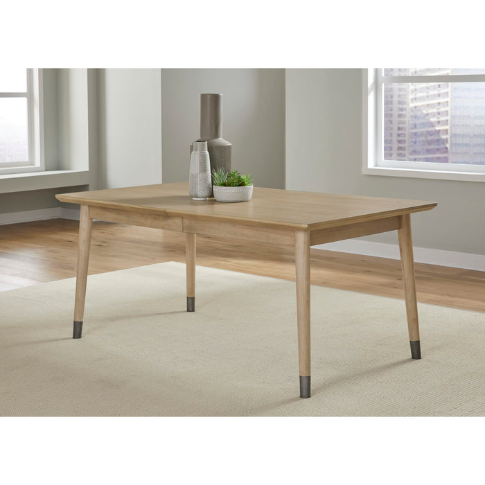 Modus Furniture Franklin Extendable White Oak Dining Table in Au Natural 655450393839 MXNK60 Main Image