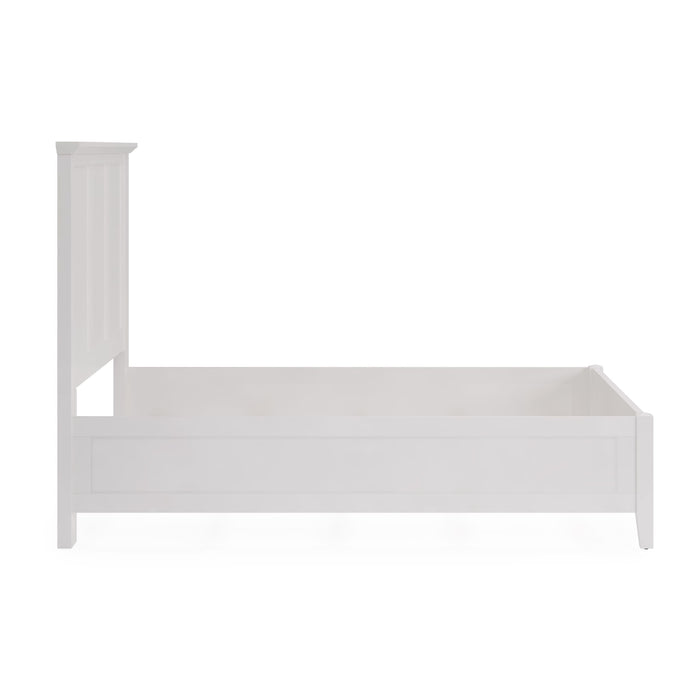 Modus Furniture Grace Three Panel Bed in Snowfall White  PNRAL  Image 6