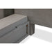 Modus Furniture Melbourne Wood Platform Bed in Mineral  8DBXH  Image 5