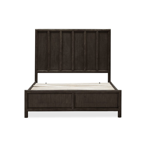 Modus Furniture Dorsey Wooden Panel Bed in Basalt Grey  NSU5H  Image 1