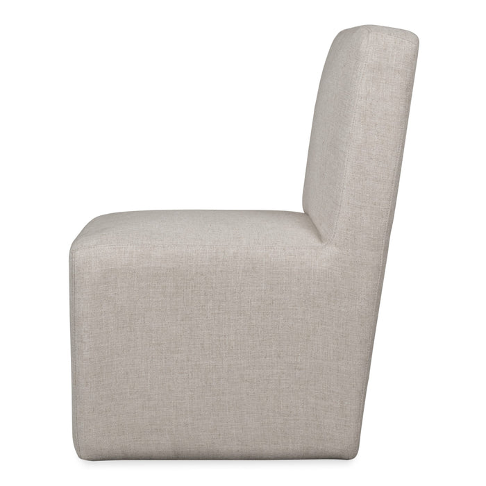 Modus Furniture Liv Fully Upholstered Dining Chair in Natural Linen 655450450570 QHTP64A Image 2