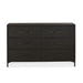 Modus Furniture Lucerne Six-Drawer Metal Leg Dresser in Vintage Coffee (2024) 655450432651 5NL282A Image 2