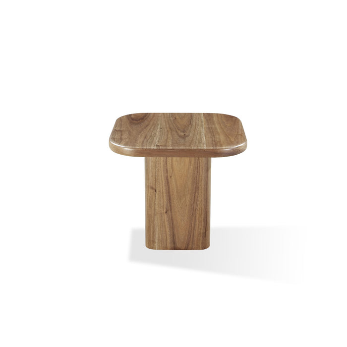 Modus Furniture Juba Walnut End Table in Mongoose 655450483011 UWYT22 Image 3